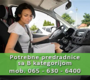 Potrebne radnice sa B kategorijom 40-100.000